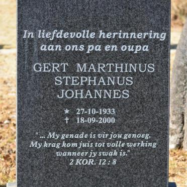 RENSBURG Gert Marthinus Stephanus Johannes, Jansen van 1933-2000