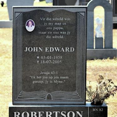 ROBERTSON John Edward 1958-2005