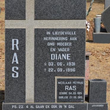 RAS Nicolaas Petrus 1926-1989 &amp; Diane 1931-1996