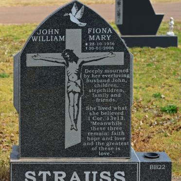 STRAUSS John William &amp; Fiona Mary 1956-2006