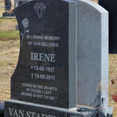 STADEN Irene, van 1957-2011