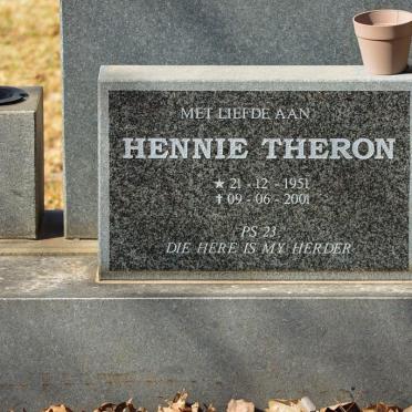 THERON Hennie 1951-2001