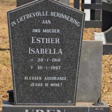 UREN Esther Isabella 1910-1997
