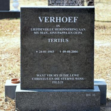 VERHOEF Tertius 1943-2004
