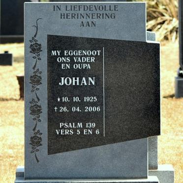 VENTER Johan 1925-2006