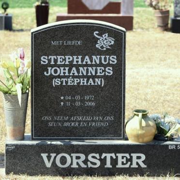 VORSTER Stephanus Johannes 1972-2006