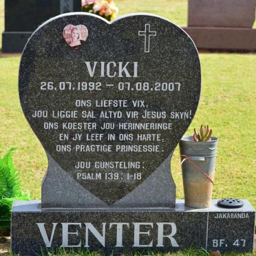 VENTER Vicki 1992-2007