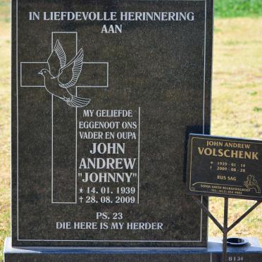 VOLSCHENK John Andrew 1939-2009