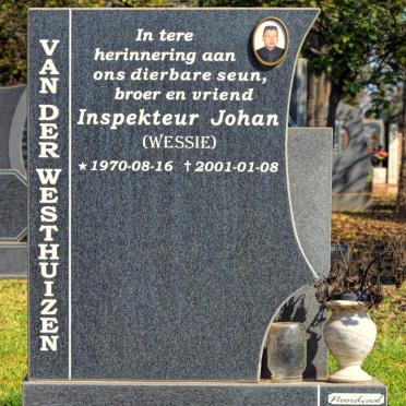 WESTHUIZEN Johan, van der 1970-2001