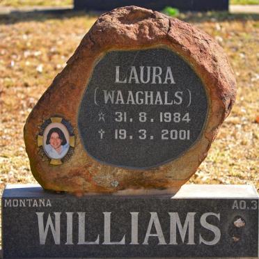 WILLIAMS Laura nee WAAGHALS 1984-2001