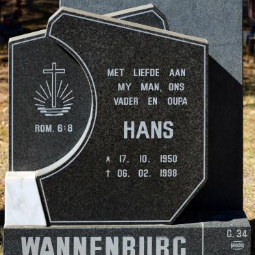 WANNENBURG Hans 1950-1998