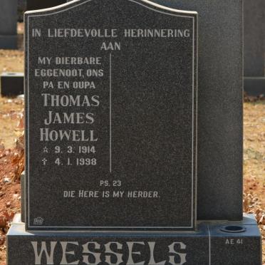 WESSELS Thomas James Howell 1914-1998