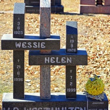 WESTHUIZEN Wessie, v.d. 1925-1996 &amp; Helen 1926-1999