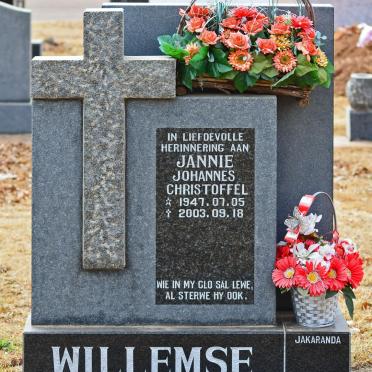 WILLEMSE Johannes Christoffel 1947-2003