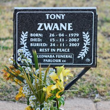 ZWANE Tony 1979-2007