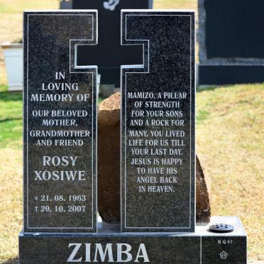 ZIMBA Rosy Xosiwe 1963-2007