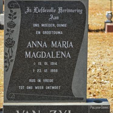 ZYL Anna Maria Magdalena, van 1914-1998