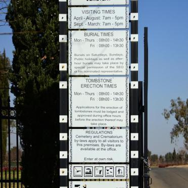 Gauteng, PRETORIA, Centurion, Olievenhoutbosch cemetery