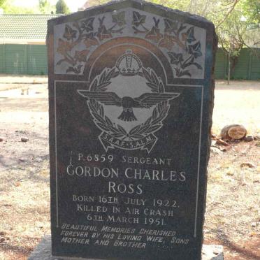 ROSS Gordon Charles 1922-1951