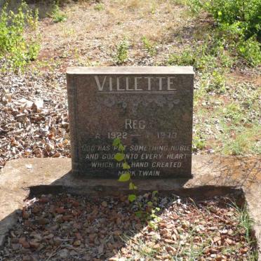 VILLETTE Reg 1922-1973