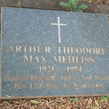 MEHLISS Arthur Theodore Max 1921-1994