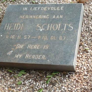 SCHOLTS Heidi 1957-1987