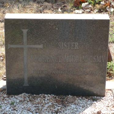 Sister Florence Miriam CSMV -19?8