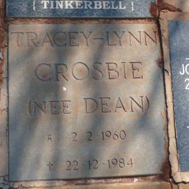 CROSBIE Tracey-Lynn nee DEAN 1960-1984