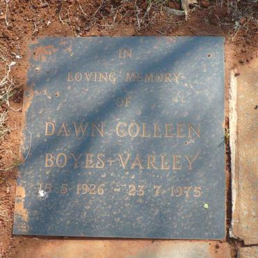 VARLEY Dawn Colleen, Boyes 1926-1975