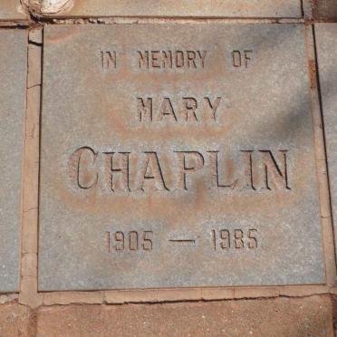 CHAPLIN Mary 1905-1985