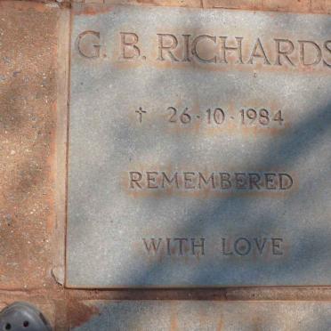 RICHARDS G.B. -1984