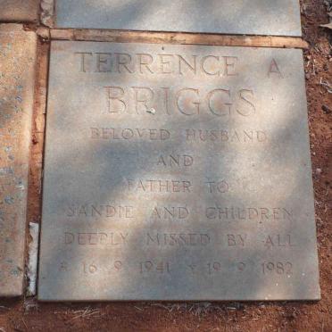 BRIGGS Terrence A. 1941-1982