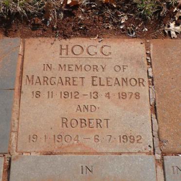 HOGG Robert 1904-1992 &amp; Margaret Eleanor 1912-1978