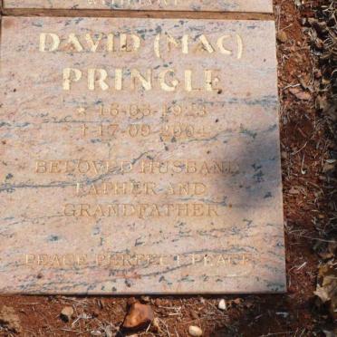 PRINGLE David 1923-2004