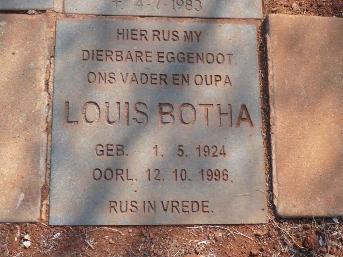 BOTHA Louis 1924-1996