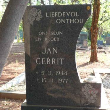 VISAGIE Jan Gerrit 1944-1977
