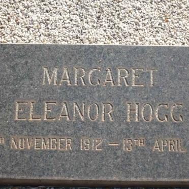 HOGG Margaret Eleanor 1912-1978