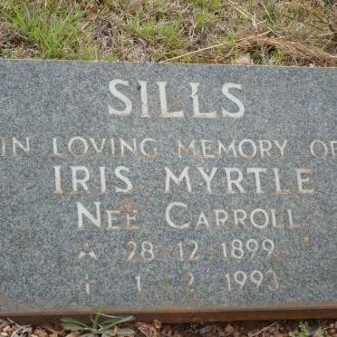 SILLS Iris Myrtle nee CARROLL 1899-1993