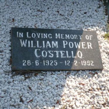 COSTELLO William Power 1925-1982