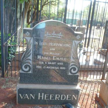 HEERDEN Mabel Emma, van 1899-1980