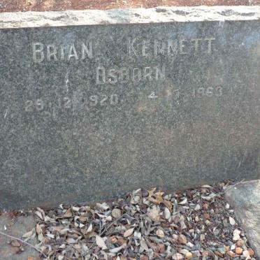 OSBORN Brian Kennett 1920-1963