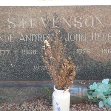 STEVENSON John Herbert 1876-1968 &amp; Mande Andree 1877-1968