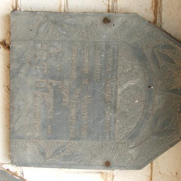 ERASMUS Louisa Maria Aletta -1901