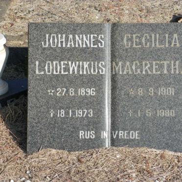 DREYER Johannes Lodewikus 1896-1973 &amp; Cecilia Margaretha 1901-1980
