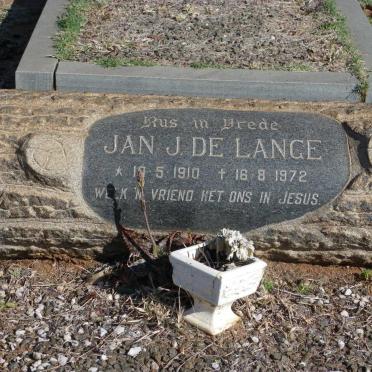 LANGE Jan J., de 1910-1972