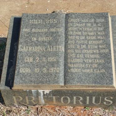 PRETORIUS Catharina Aletta 1951-1970