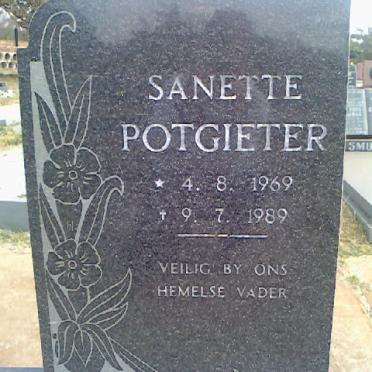 POTGIETER Sanette 1969-1989