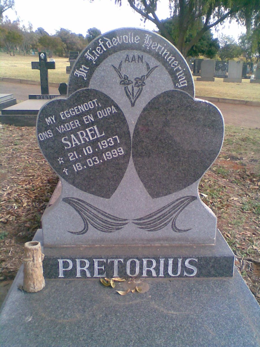 PRETORIUS Sarel 1937-1999