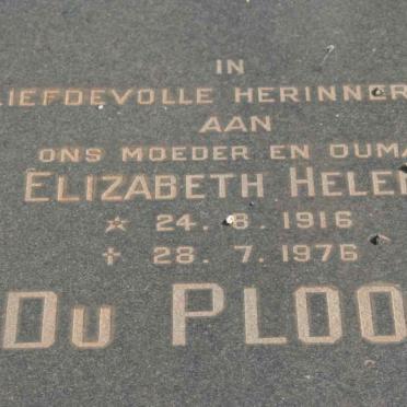 PLOOY Elizabeth Helena, du 1916-1976