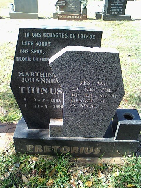 PRETORIUS Marthinus Johannes 1963-1994